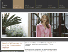 Tablet Screenshot of ladylike-dueren.de